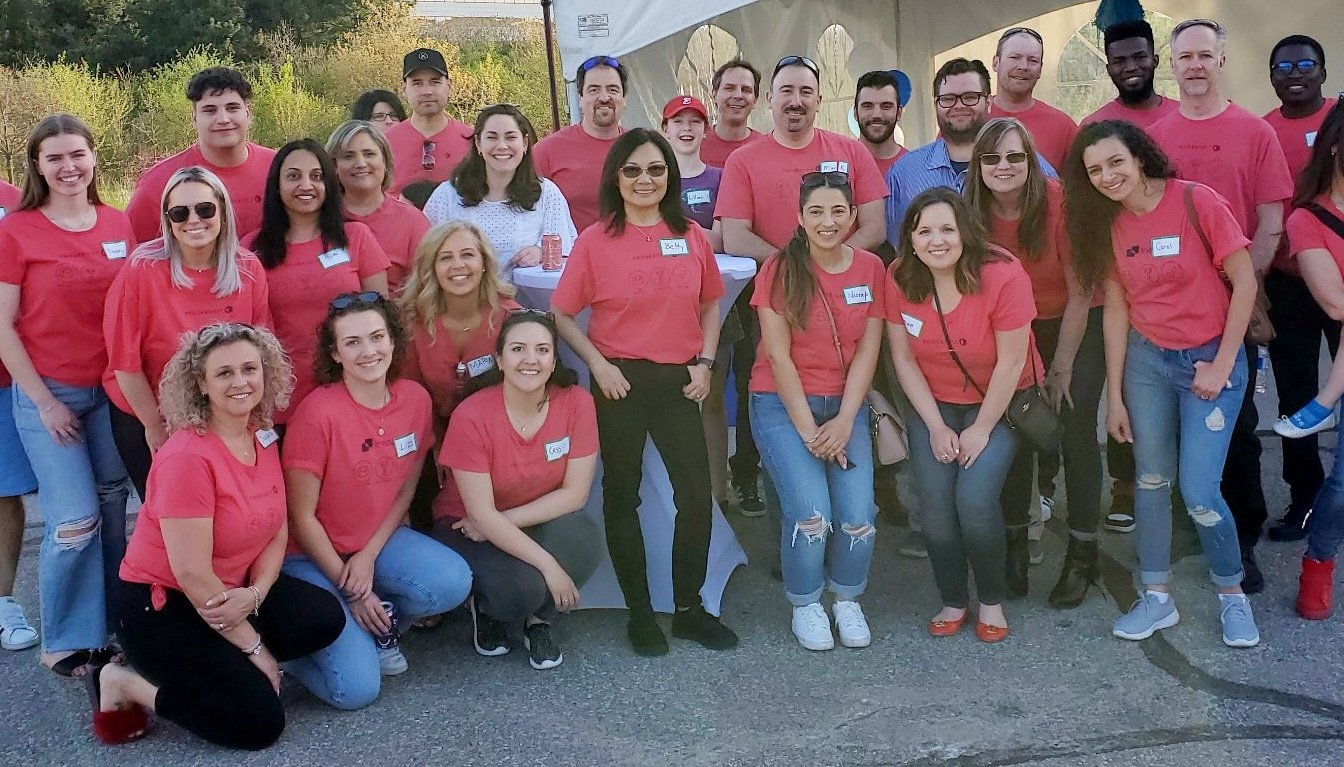 the ProServeIT and Linezero teams at an annual general meeting