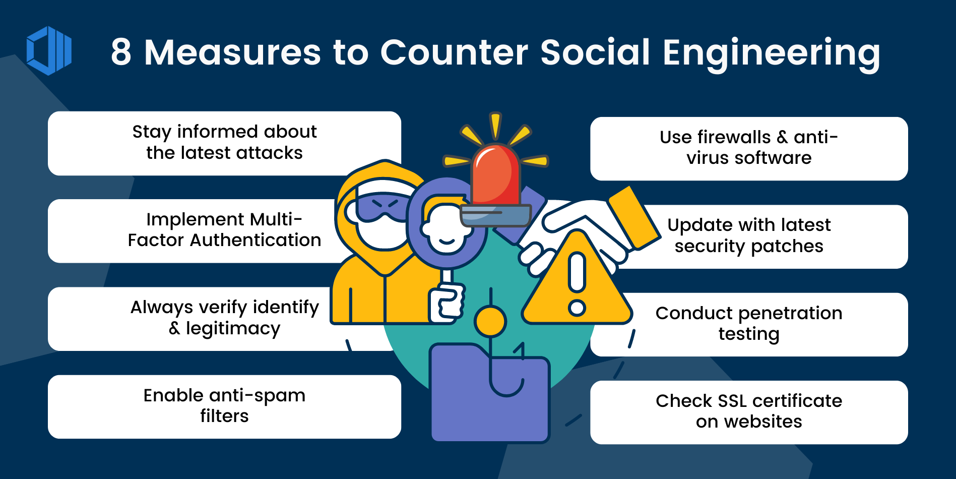 infographic - 8 Social Engineering Countermeasures