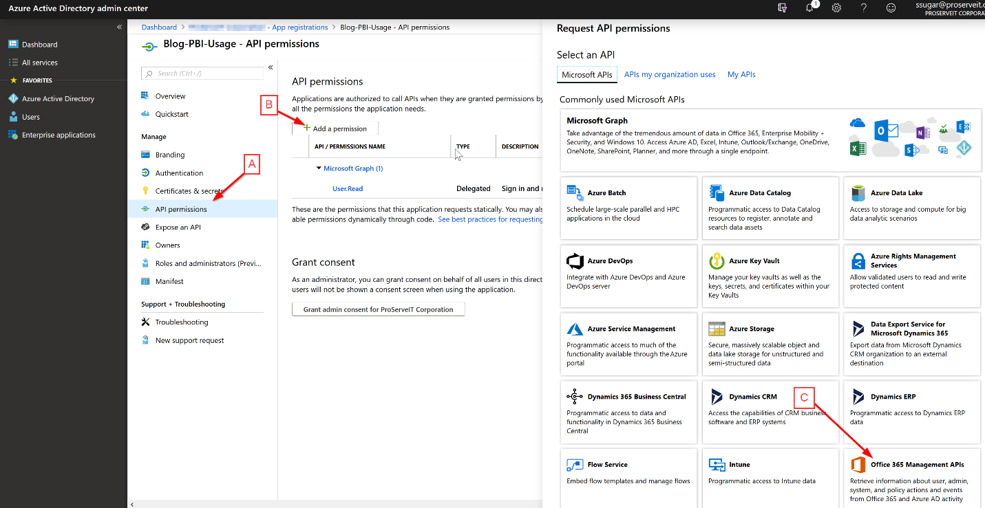 How to Add a permission in Microsoft Azure