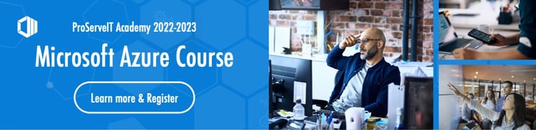 Azure Course ProServeIT Academy