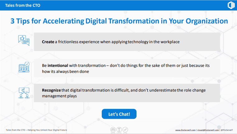 3 tips to digital tranformation