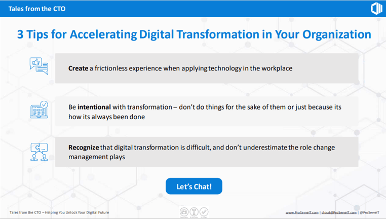 3 tips to digital tranformation