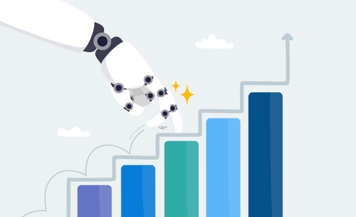 Flowchart illustrating the process of setting up Azure Automation and PowerShell for cost management in PowerBI.