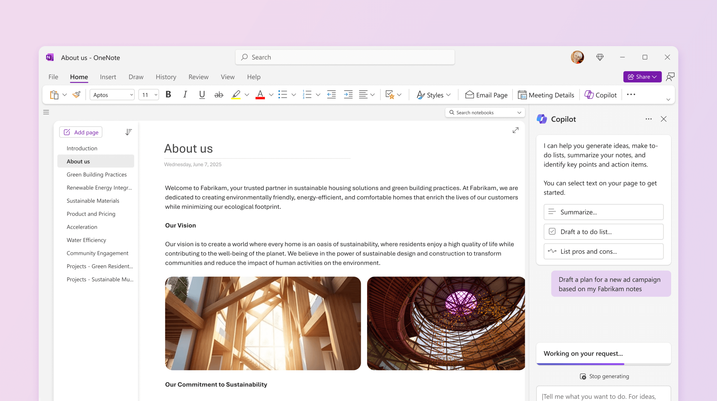 Copilot in OneNote