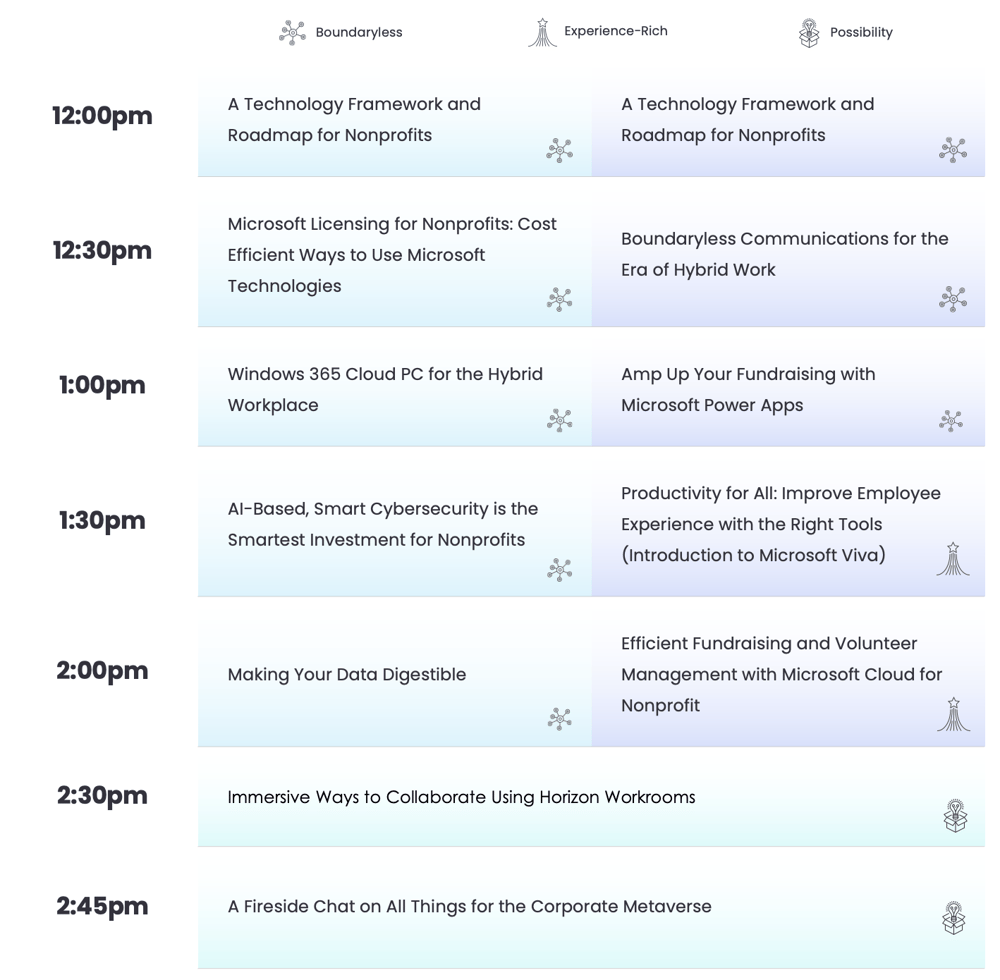Empower2023 New Schedule