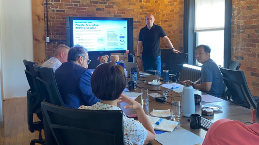 Executive Briefing at ProServeIT Office