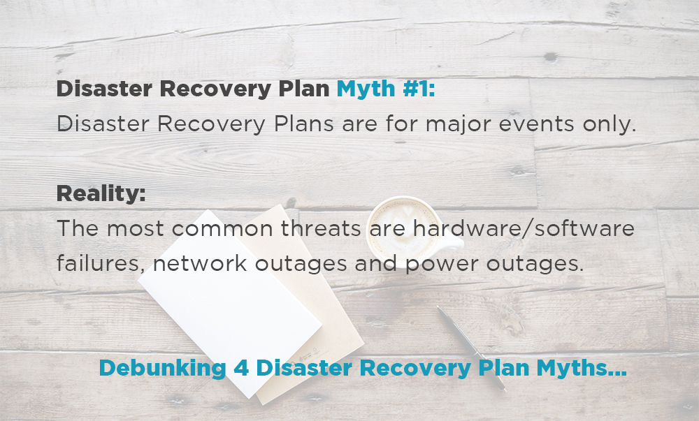 Disaster Recovery Plan Myth 1