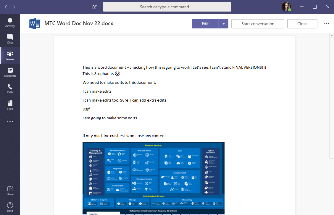 microsoft teams demo