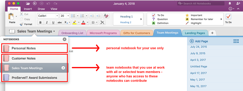 best note-taking app: OneNote vs. Evernote