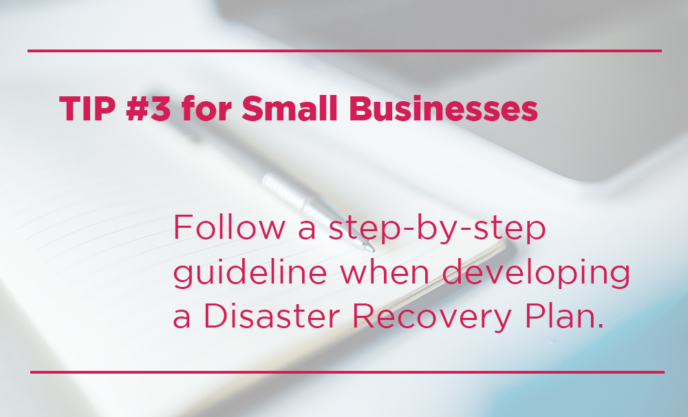 disaster recovery plan for small businesses