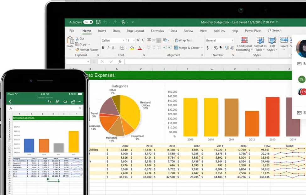 comparing power bi and excel