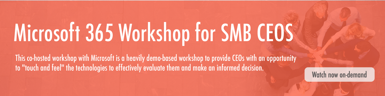 Microsoft SMB Workshop Banner