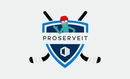 proserveit logo hockey team