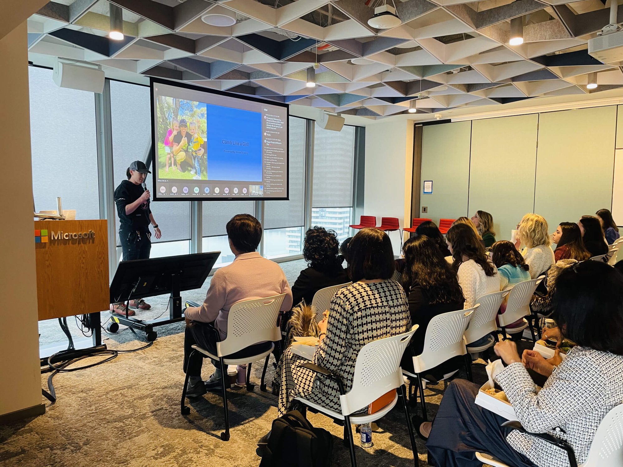 ProServeIT's #EmpowerWomen keynote speaker celebrating international women's day at Microsoft Toronto office