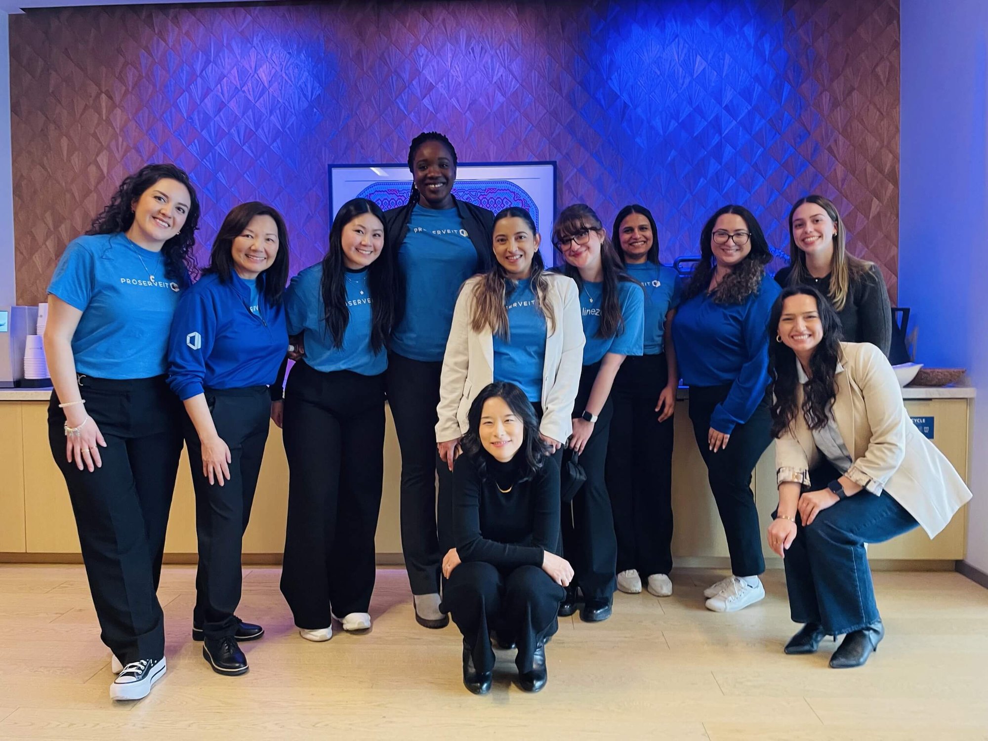 ProServeIT and LineZero group photo at #EmpowerWomen2026 in celebration of International Women's day