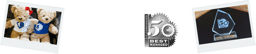 ProServeIT's Canada’s Best Managed Companies 50 award, and a commemorative award trophy