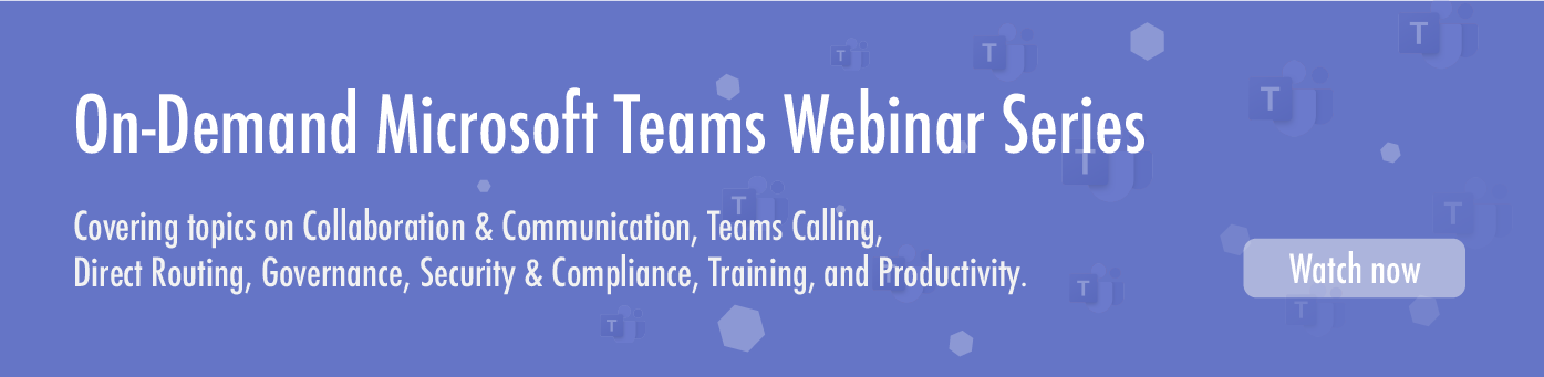 On-demand teams webinar