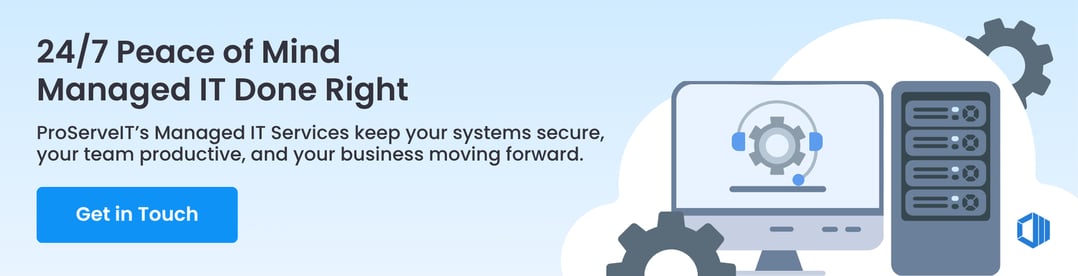 ProServeIT Managed IT Services Banner