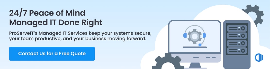 Managed IT Services Peace of Mind Banner