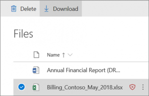 Office 365 ATP download files