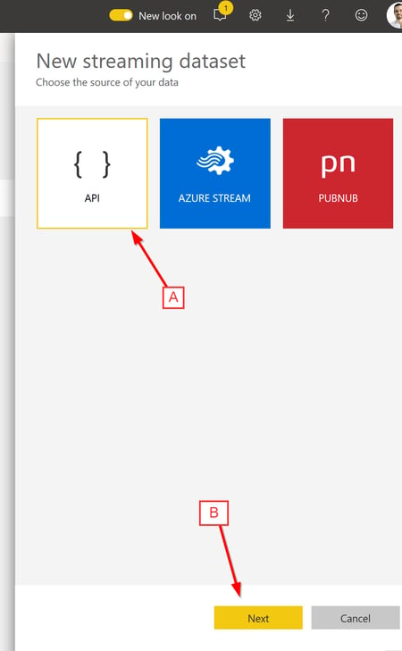 Tutorial Power BI Steaming Dataset