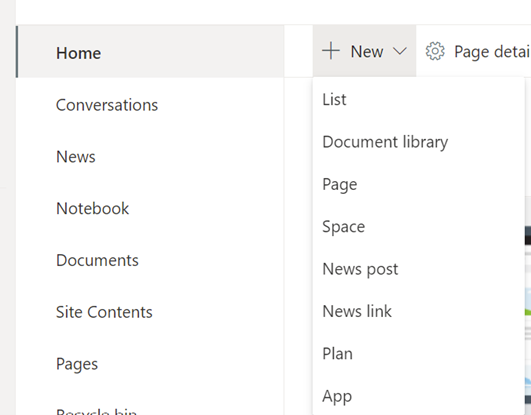 sharepoint new list