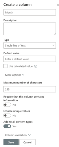 create a column sharepoint power bi