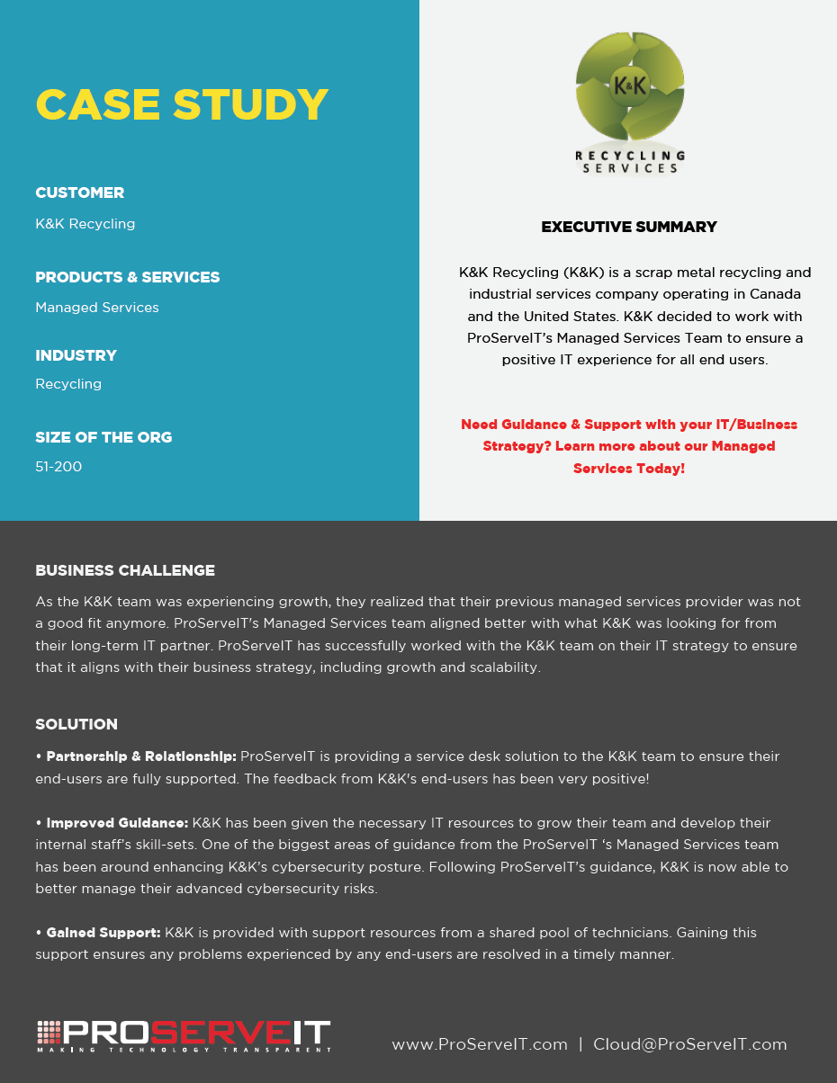 K&K Recycling Case Study