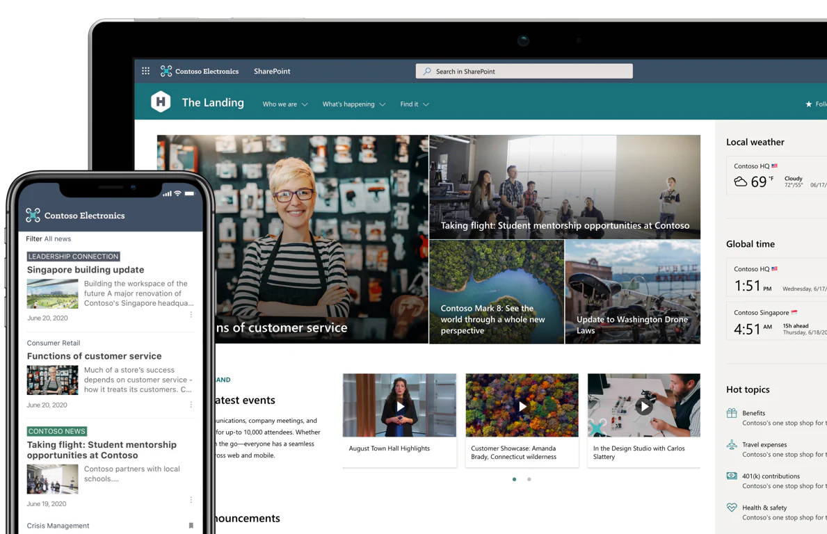 sharepoint site example