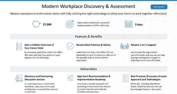 modern workplace assessment